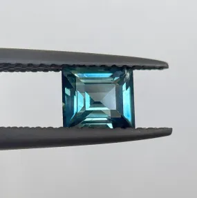 0.88 crt Teal Sapphire/ Green sapphire/ bi colour Sapphire/ parti sapphire/ Engagement Ring/ Montana sapphire/ Australian sapphire