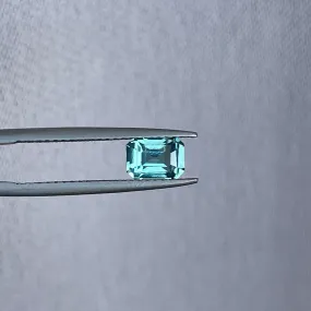 0.98 CT Neon Teal Blue Natural Sapphire