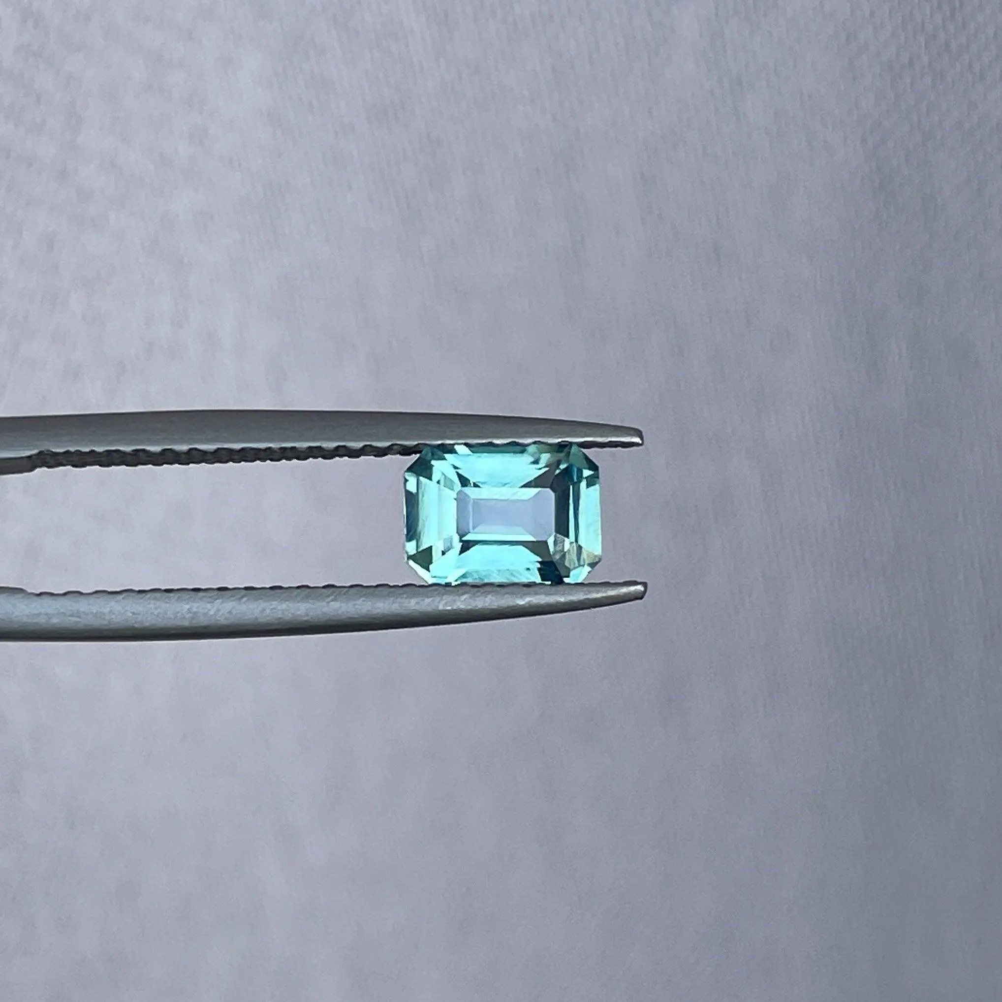 0.98 CT Neon Teal Blue Natural Sapphire