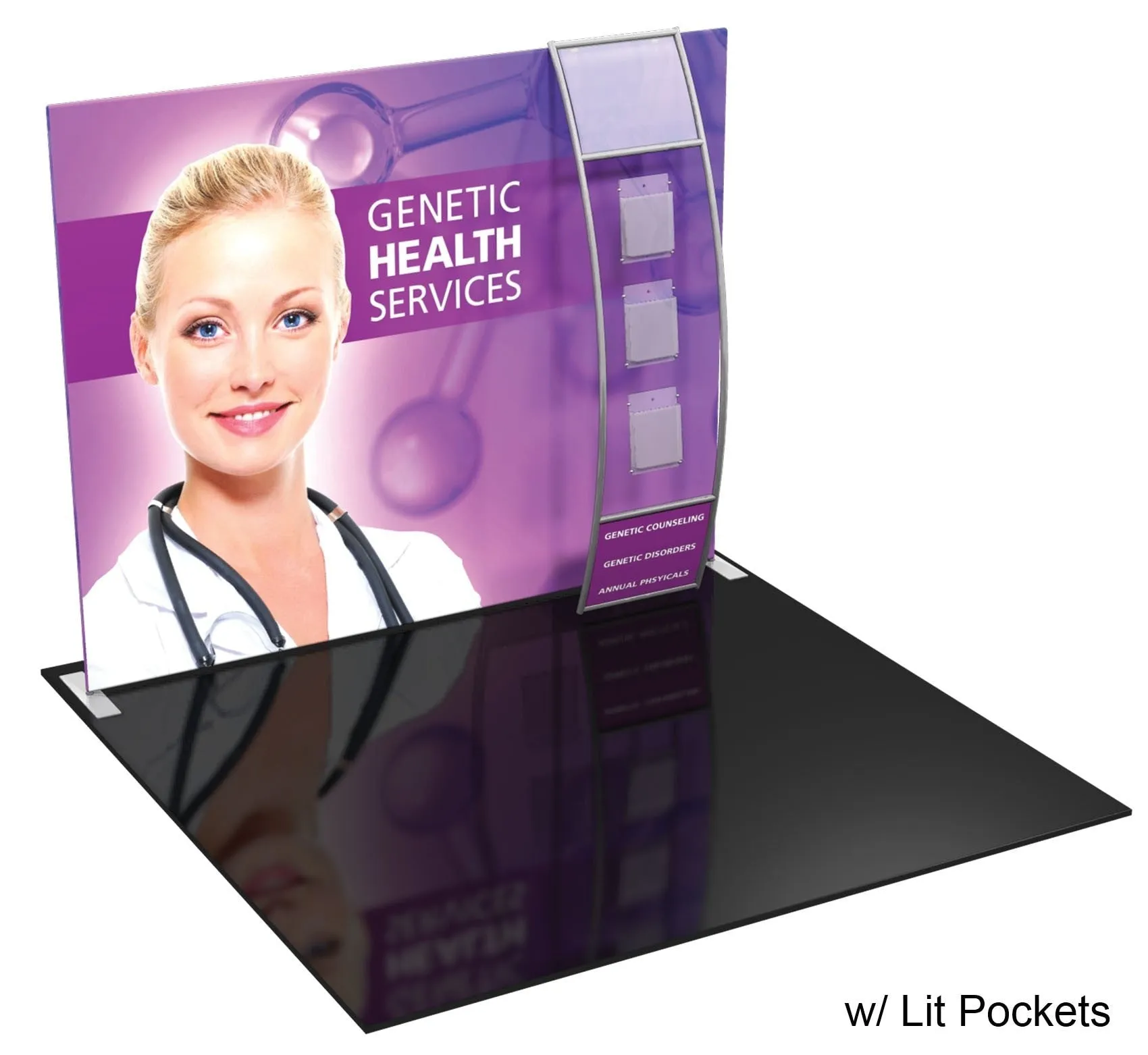 10' Formulate Display with Shelving - Straight