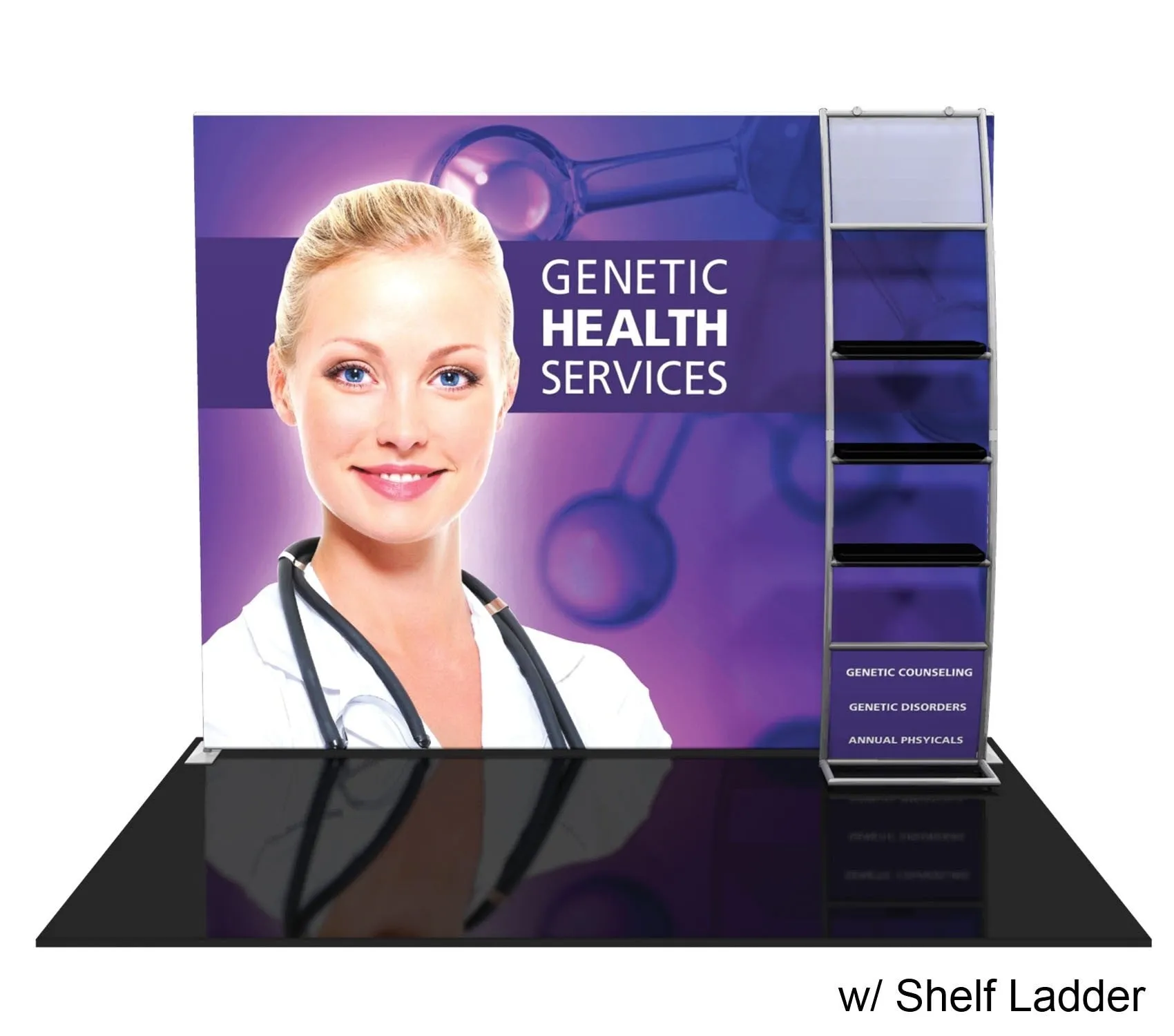 10' Formulate Display with Shelving - Straight