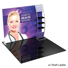10' Formulate Display with Shelving - Straight