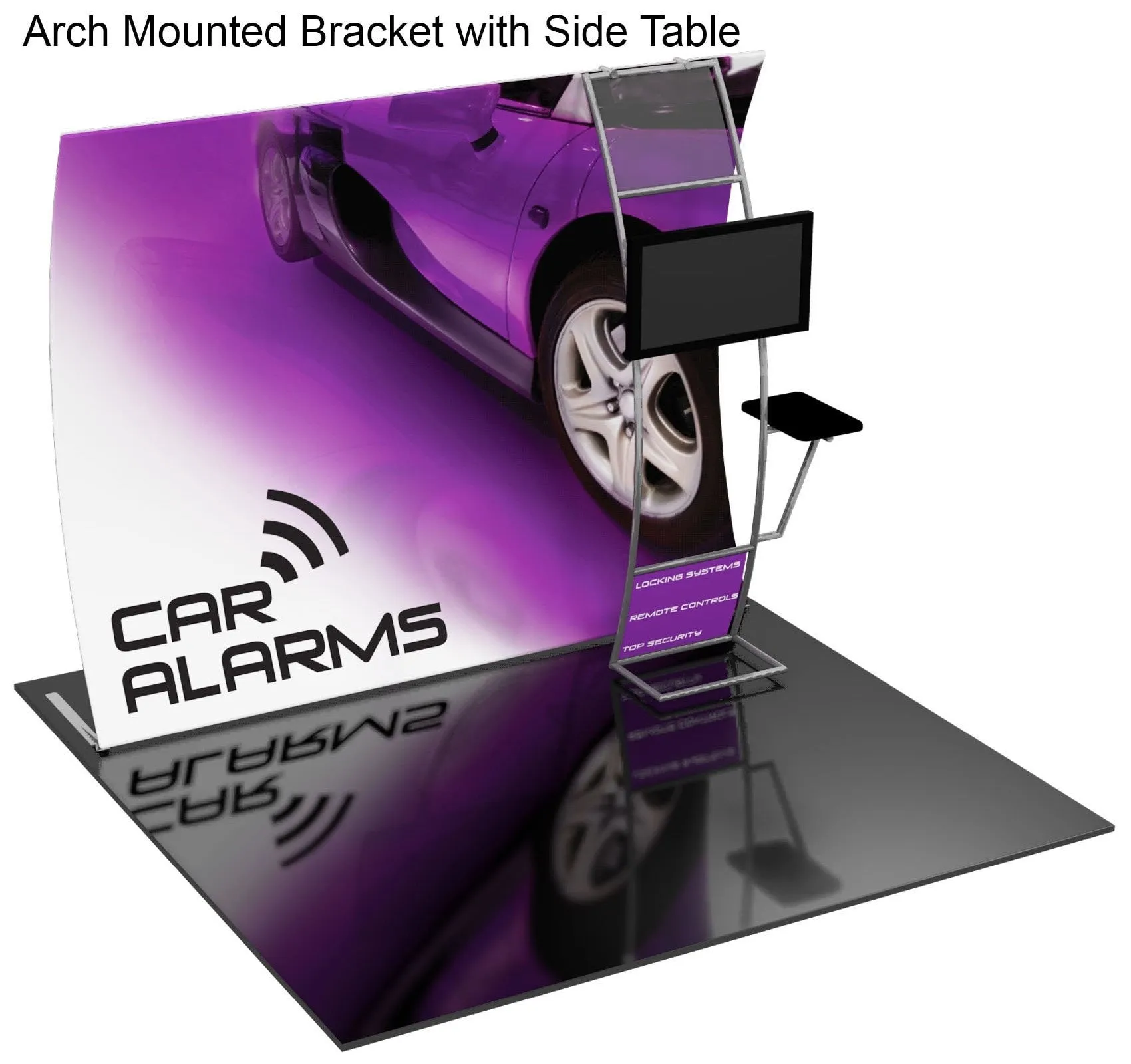 10' Formulate Displays with Monitor Mounts - Vertical