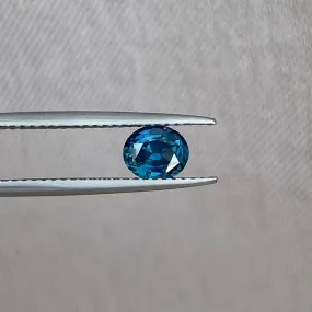 1.03 ct Natural Teal Sapphire, Loose Gemstone, Mermaid Sapphire, Oval Sapphire for Engagement Rings custom Rings, Teal Sapphire Necklace