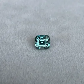 1.03 ct Teal Sapphire| One of a kind, Blue green emerald Sapphire for a custom diamond ring, white gold ring Bridal ring Anniversary gift