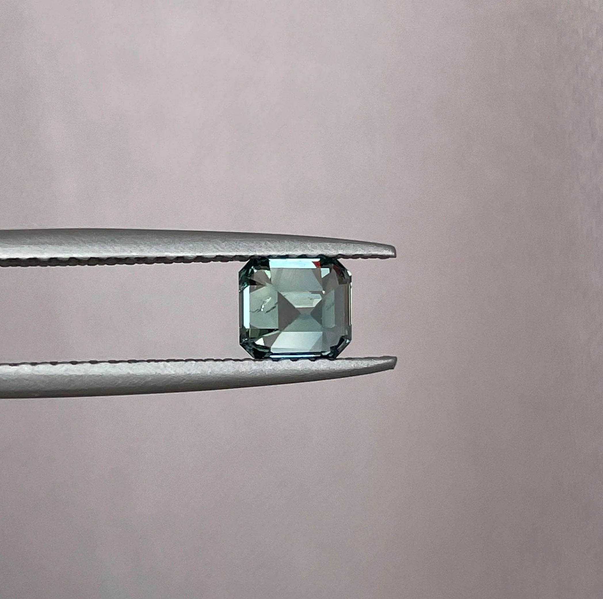 1.03 ct Teal Sapphire| One of a kind, Blue green emerald Sapphire for a custom diamond ring, white gold ring Bridal ring Anniversary gift