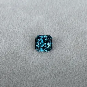1.05 crt Teal Sapphire ( blue green ) precious gemstones in Radiant shape from madagascar, Teal Sapphire for custom ring, Jewellery Supplies