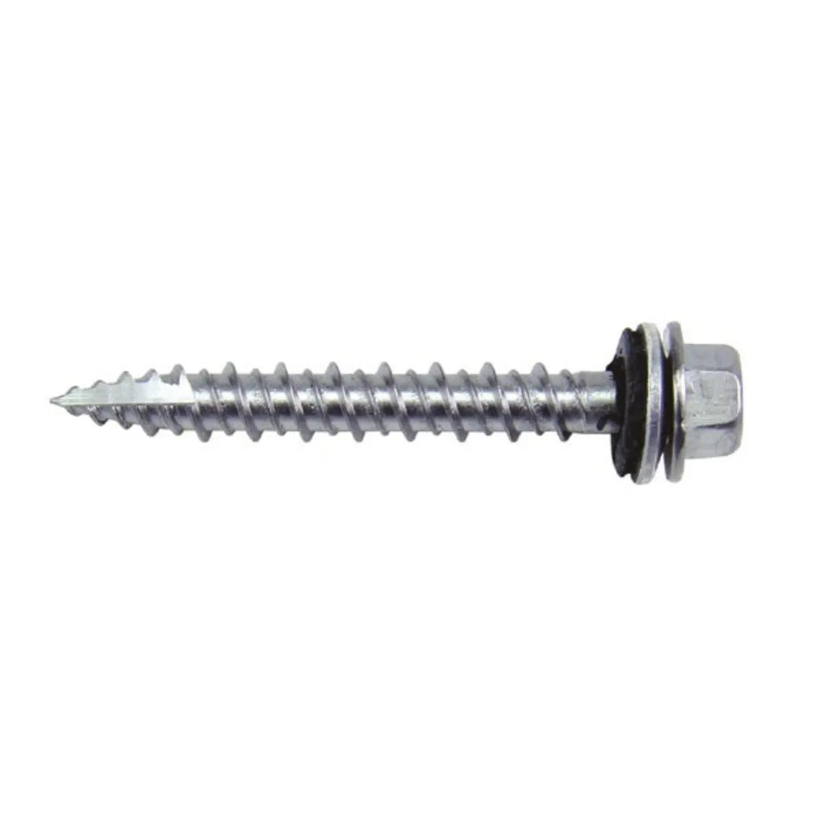 10" x 2" Speed Master Hex Head Washer Screw Stainless Steel Professional Gutter Fastener