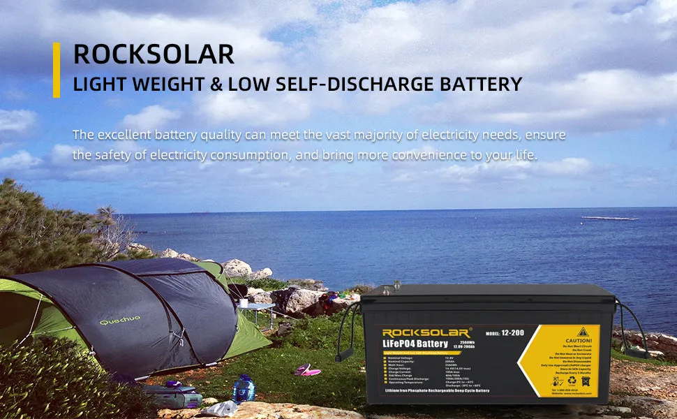12V 200Ah LiFePO4 Battery