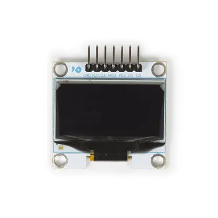 1.3 inch OLED Screen For Arduino® (SH1106 Driver, SPI)