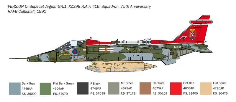 1/72 Italeri Jaguar GR.1/GR.3 RAF 1459