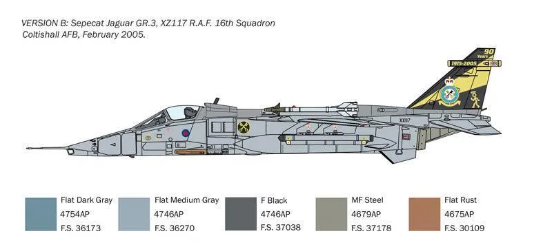 1/72 Italeri Jaguar GR.1/GR.3 RAF 1459