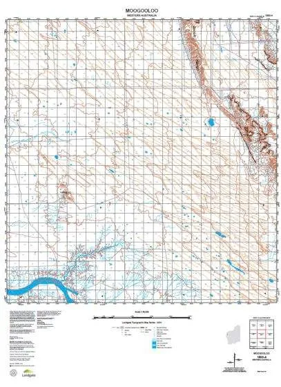 1850-4 Moogooloo Topographic Map by Landgate (2015)