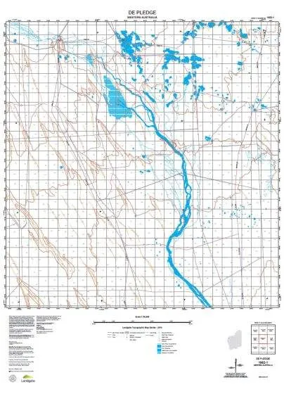 1851-2 De Pledge Topographic Map by Landgate (2015)