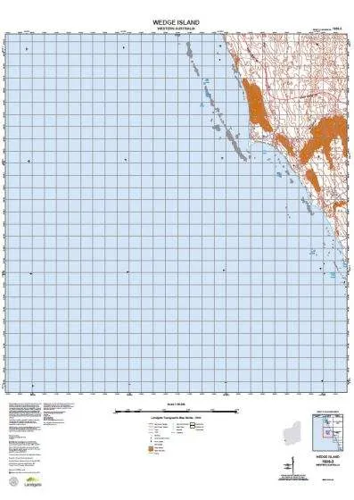 1936-3 Wedge Island Topographic Map by Landgate (2015)