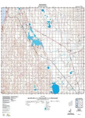 1938-4 Beharra Topographic Map by Landgate (2015)