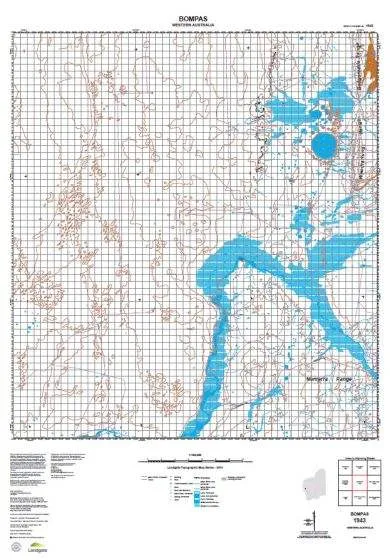 1943 Bompas Topographic Map by Landgate (2015)