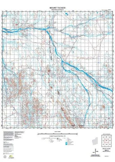 1951-2 Mount Tucker Topographic Map by Landgate (2015)