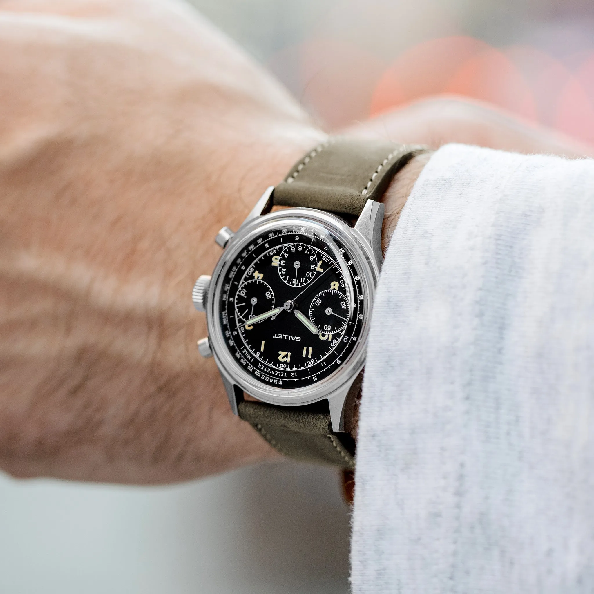 1960s Gallet Multichron 12 'Jim Clark' Chronograph