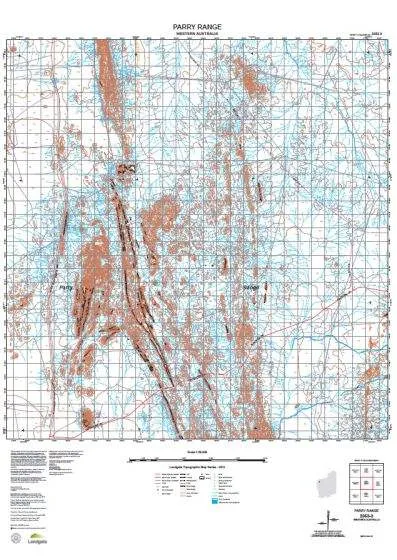 2053-3 Parry Range Topographic Map by Landgate (2015)