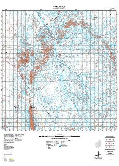 2053-4 Cane River Topographic Map by Landgate (2015)