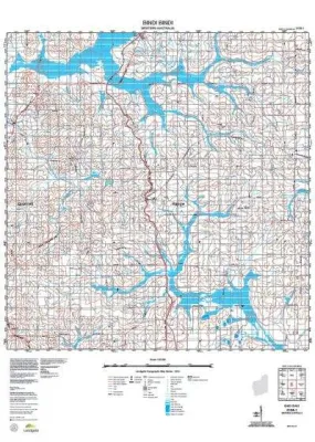 2136-1 Bindi Bindi Topographic Map by Landgate (2015)