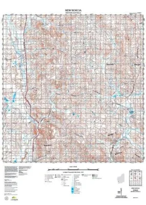 2136-3 New Norcia Topographic Map by Landgate (2015)