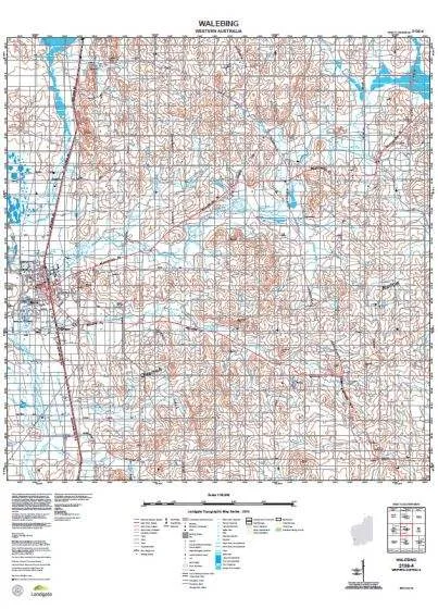 2136-4 Walebing Topographic Map by Landgate (2015)