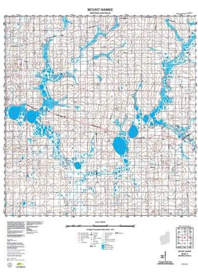 2137-1 Mount Hawke Topographic Map by Landgate (2015)