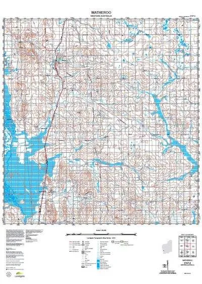 2137-3 Watheroo Topographic Map by Landgate (2015)