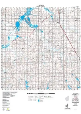 2138-2 Latham Topographic Map by Landgate (2015)