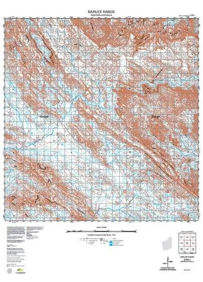 2150-1 Barlee Range Topographic Map by Landgate (2015)