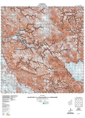 2153-1 Caswell Topographic Map by Landgate (2015)