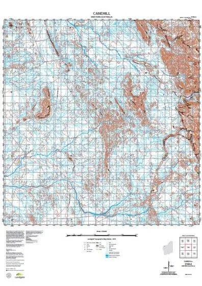 2153-4 Canehill Topographic Map by Landgate (2015)