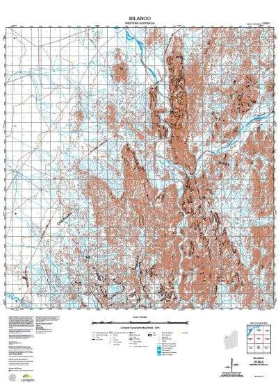 2155-3 Bilanoo Topographic Map by Landgate (2015)