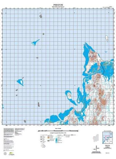 2156-3 Preston Topographic Map by Landgate (2015)