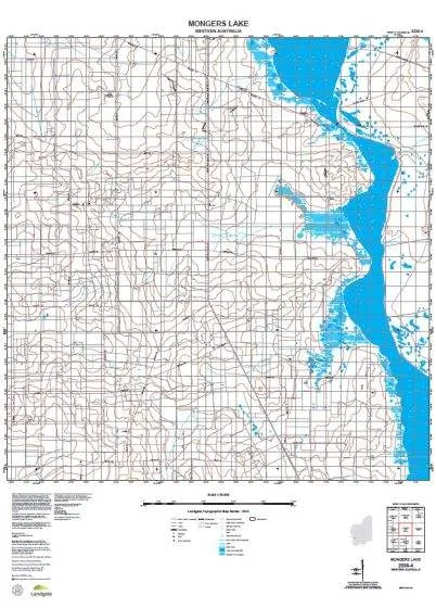 2238-4 Mongers Lake Topographic Map by Landgate (2015)