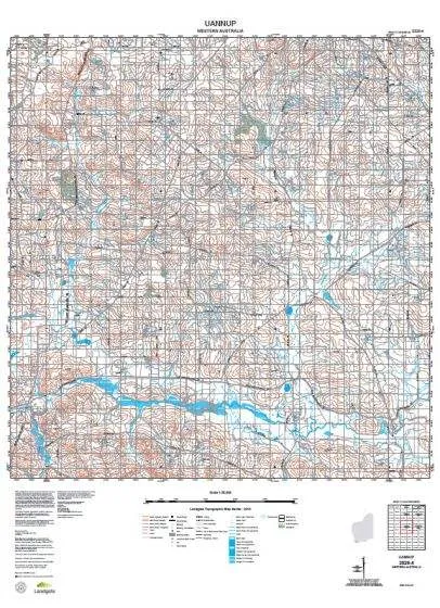 2329-4 Uannup Topographic Map by Landgate (2015)