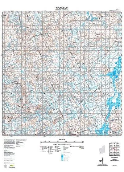 2334-2 Youndegin Topographic Map by Landgate (2015)