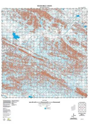 2351-2 Seven Mile Creek Topographic Map by Landgate (2015)