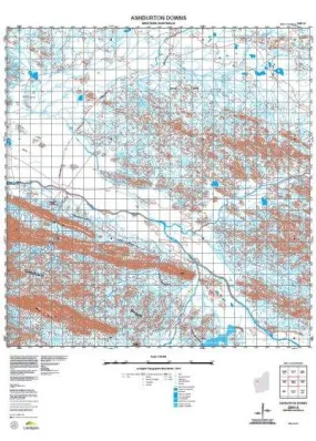 2351-3 Ashburton Downs Topographic Map by Landgate (2015)
