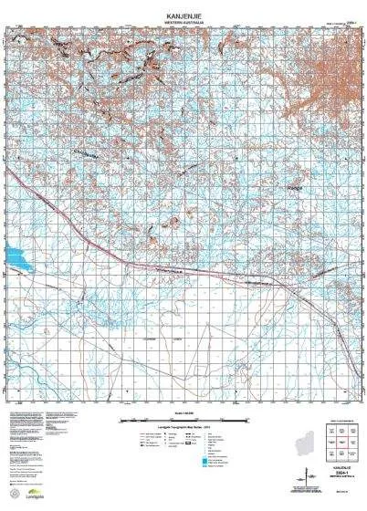 2354-1 Kanjenjie Topographic Map by Landgate (2015)