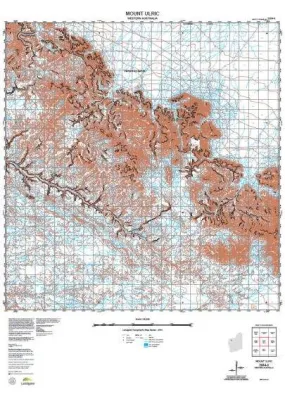 2354-3 Mount Ulric Topographic Map by Landgate (2015)