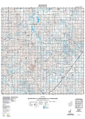 2433-1 Wogerlin Topographic Map by Landgate (2015)