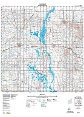 2435-1 Trayning Topographic Map by Landgate (2015)