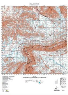 2451-1 Bellary Creek Topographic Map by Landgate (2015)