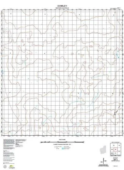 2537-1 Dowley Topographic Map by Landgate (2015)