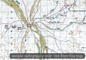 2557 Thouin WA Topographic Map (3rd Edition) by Geoscience Australia (2005)