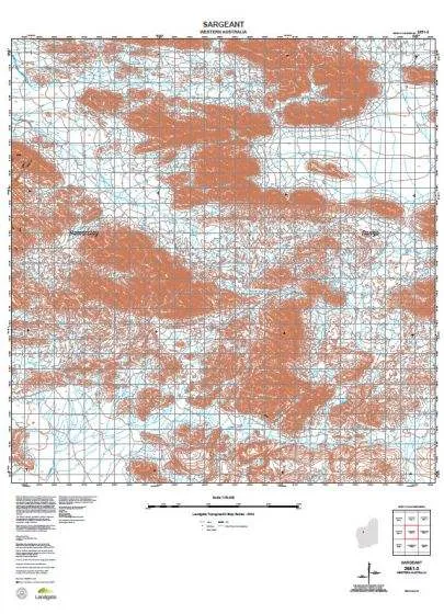 2651-3 Sargeant Topographic Map by Landgate (2015)