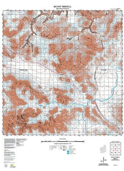 2652-4 Mount Windell Topographic Map by Landgate (2015)